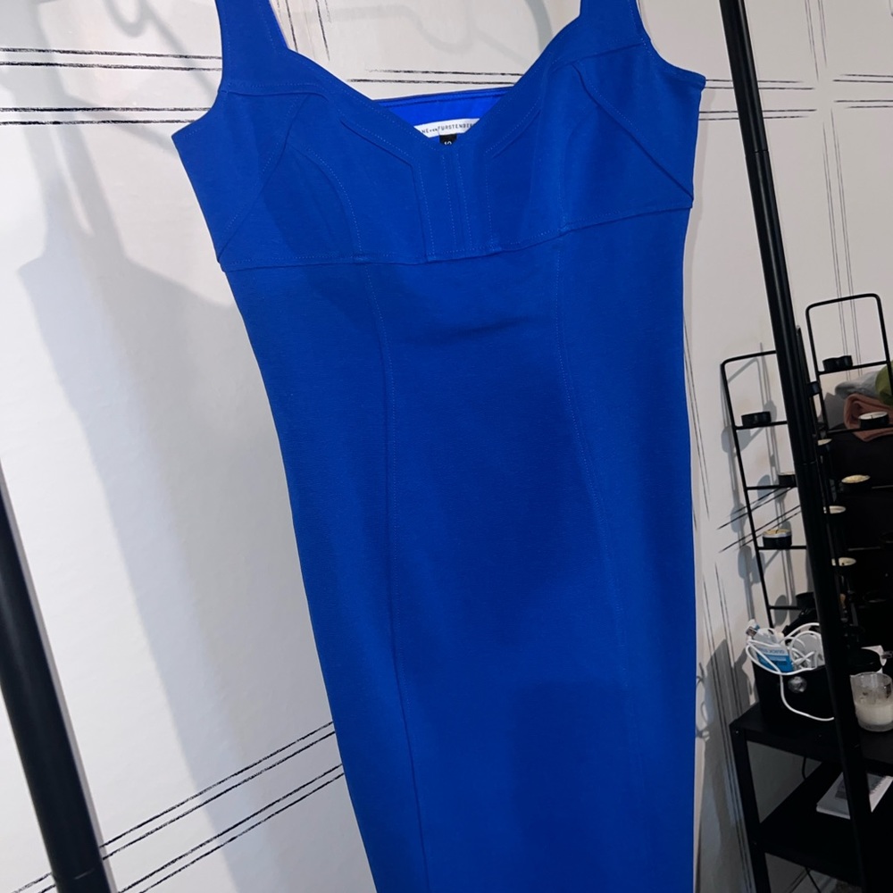 Diane von Furstenburg Cobalt Blue Bodycon dress